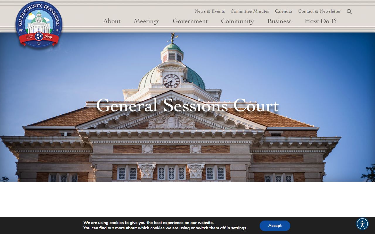 Giles County Circuit Court Clerk background check records