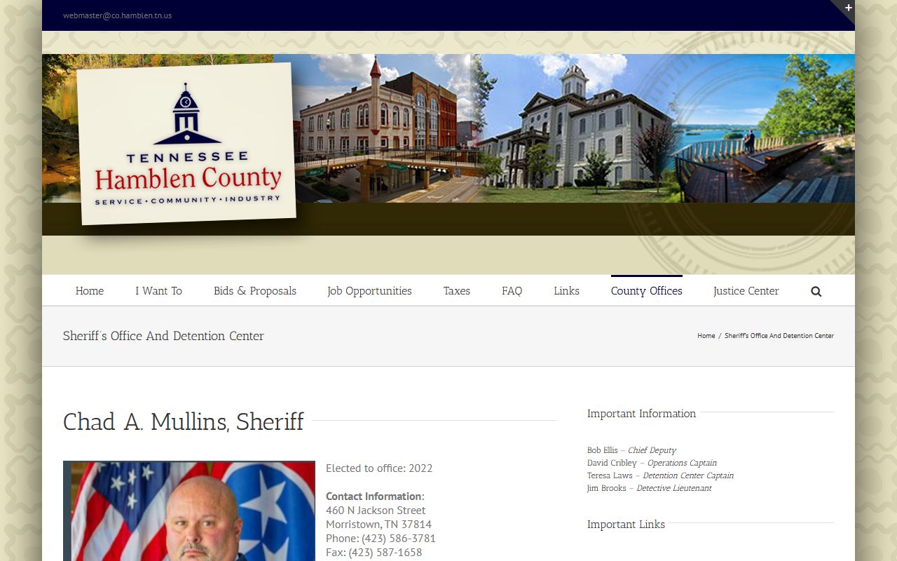 Hamblen County Circuit Court Clerk background check records
