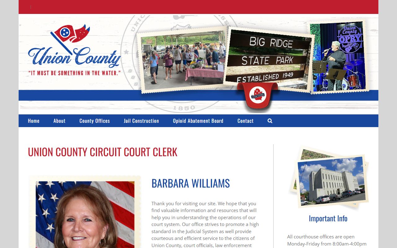 Union County Circuit Court Clerk background check records