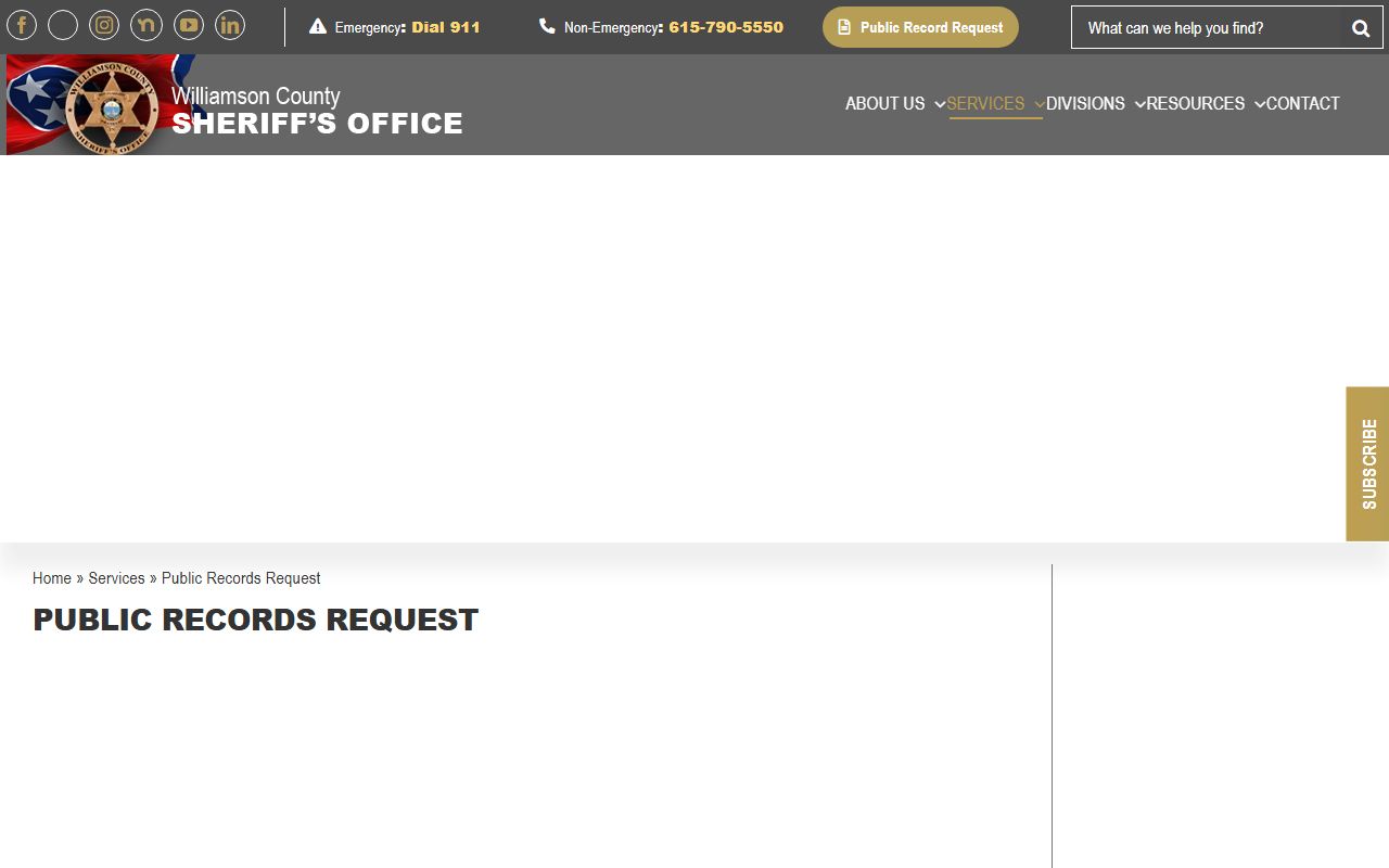 Williamson County Circuit Court Clerk background check records